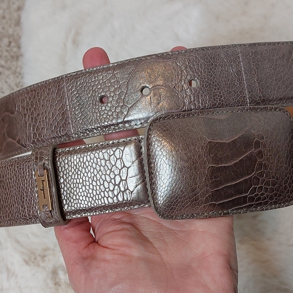 Rare exotic reptile Salvatore Ferragamo belt, 85cm - Picture 6 of 6